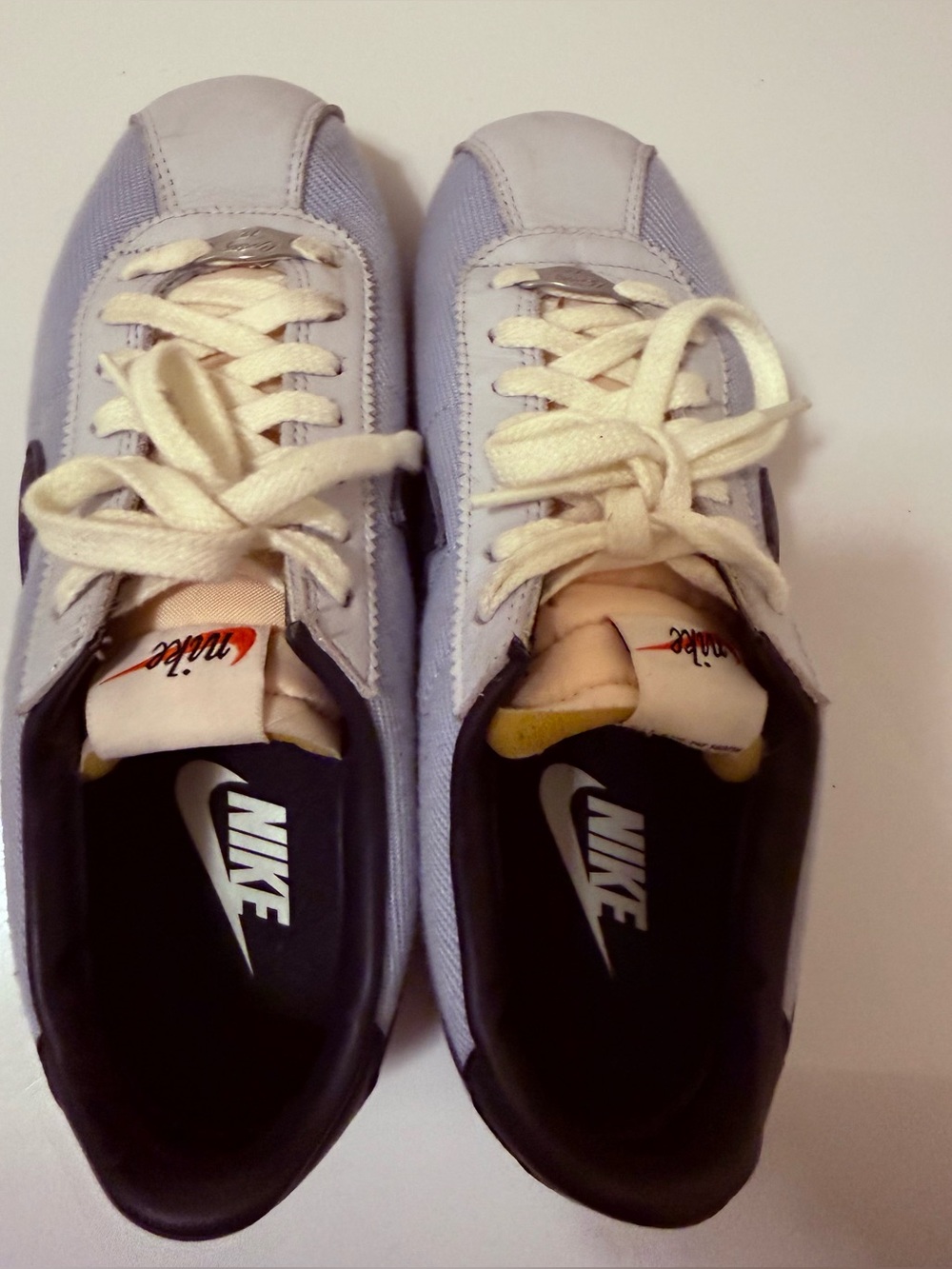 Nike Cortez '72  Retro everyday sneakers m6 Light Blue and White